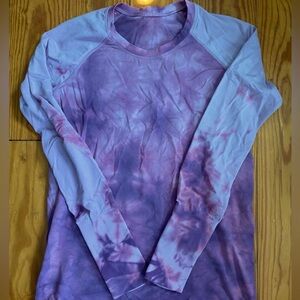 Lululemon longsleeve tiedye swiftly shirt